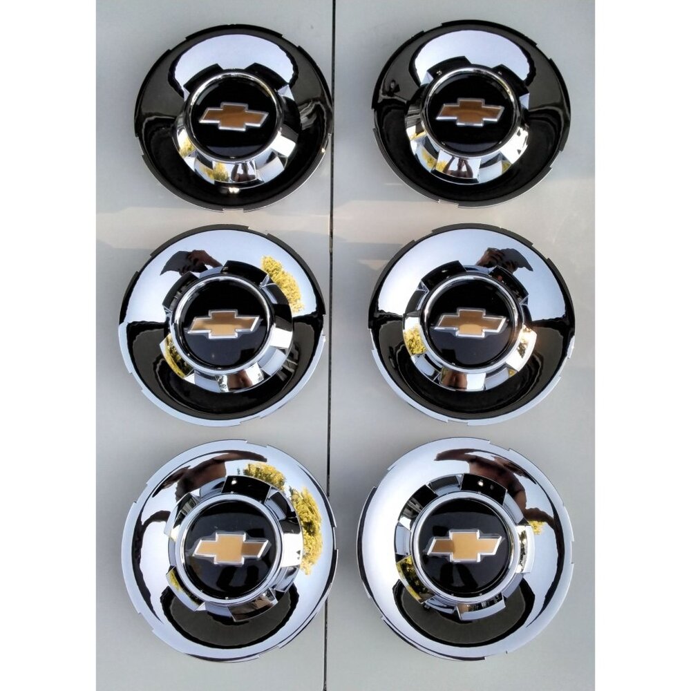 Set of 6 OEM 09 - 14 Chevrolet Tahoe Silverado Suburban Center Cap P/N 19433403